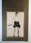 Billy Conn Signed Vintage Boxing Photo Autograph World Champion Joe Louis Rival