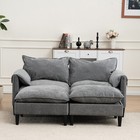  Sectional Sofa Set U-shaped Loveseat Couch Living Room Convertible Modular