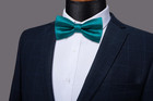 Pre-tied Bow Tie Satin Solid Bowtie Adjustable Tuxedo Bowties For Men With Gift 