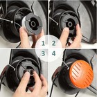 Black   Decker Replacement 10 Piece String Trimmer Spools   Cap Af-100  065