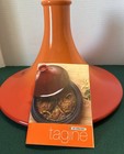 Le Creuset 35cm  4 5 L Tagine Volcanique Flame Nib Largest Size Moroccan Dish