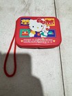 Vintage Storage Container Hello Kitty Sanrio Metal Tin W  Strap Rare