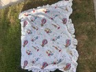 Vtg Rare Htf Winnie The Pooh 1970   s  Ruffled Pooh Eeyore Baby Curtain Panels