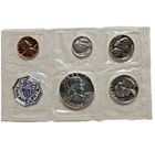 Problem Free 1958 Us Silver Proof Coin Set In Original Mint Envelope