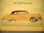 1950 Pontiac Super Deluxe Catalina Coupe Dealership Showroom Poster Print- 20 