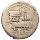 L  Rubrius Dossenus 87 Bc Ar Denarius Roman Republic Ancient Silver Coin 12b