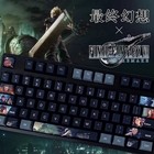 Final Fantasy 7 Pbt Rgb Mechanical Keyboard keycaps 108keys 3-mode Connection