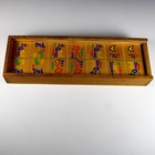 Domino Joan Miro 1958 Large Wooden Domino Set  parler Seul  Poem