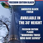 30  Delta Sectional Flag Pole  freedom Edition   black 