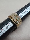 Rare Extremely Ancient Bronze Antique Roman Ring With Stones Amazing Artifact