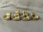 Vintage Godinger Silver Chair Place Card Holders Silver Plated Set Of 6