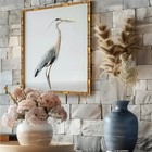 Artxo 11x14 Gold Picture Frame Bamboo Style Carved Wood Wall Decor