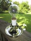 Vtg  Marked Aerolux Neon Double Horses Figural Light Bulb   Metal Finger Lamp  1