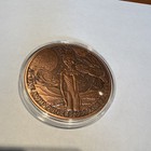5 Oz Alien  999 Copper Round W  Glow In The Dark Eyes  in Capsule   Best Deal   