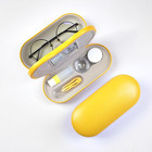 Double Sided Portable Contact Lens Case 2 In 1 Portable Contact Multifunction du