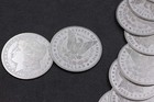 Blue-ther 10pcs Super Thin Palming Coins  half Dollar Version  Magic Tricks Appe