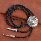 Western Cowboy Texas Style Vintage Bolo Tie Fashion Texas Map And Lone Star