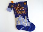 Bucilla Christmas Stocking O Holy Night Completed Finished Felt Stocking  