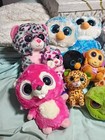 Ty Beanie Boos Lot Of 10 Plush 6  Glamour Tabitha Wishful Rosie Wise Zoey Malibu