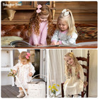 4 Inch Hair Bows For Girls In Pairs  40 Colors Grosgrain Ribbon Bow