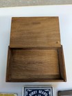Antique Wooden Ges Gesch Needle Box - Made In Austria   3 Packs Of Needles