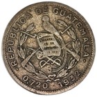 Guatemala - 5 Centavos - 1932 - Km 238 - Silver  720