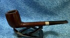 Vintage Bbb Canadian Billiard   w500 Estate Pipe Silver Band Made In England