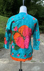 Vtg Mod 60s 70s Retro Aladdin Blouse Jacket Bright Bold Artistic New Old Stock