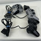 3 Controller Playstation 2 Lot Bundle Two Authentic  One Wireless  as Is Lot 