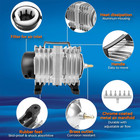 Aquarium Air Pump Commercial Air Pump With Aluminum Housing  600 1000 1200 1750