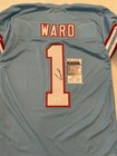 Cam Ward Autographed Signed Custom Jersey Tennessee Titans Football Jsa Cert  1