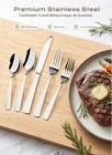 45-piece Flatware Setsware Set For 8  Durable Stainless Steel 45 Piece Silver