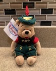 Disney Store Pooh Oktoberfest Mini Bean Bag Plush 8    Nwt