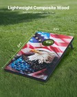Vevor 3x2ft Cornhole Set Portable Corn Hole Toss Game Board Wood 8 Bean Bag