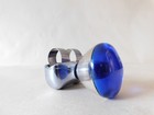Vintage Blue Lucite Steering Wheel Spinner Knob Brodie Suicide Knob   Bracket