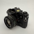 Canon A-1 35mm Slr Film Camera Fd 50mm F 1 8 Lens Manual Focus Vintage Japan