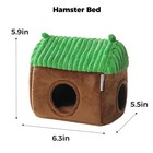 Hamster Hideout Warm House Cozy Sleeping Chew Proof Small Animal Hut Cage