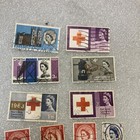 17 Used Vtg  British Elizabeth Ii Mixed Stamps Lot  1960-1970   1 Ships- A Deal 
