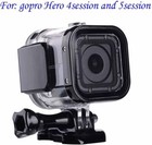 Gopro Session Hero 4 5 Waterproof Housing Camera Enclosure 196ft Depth Protec   