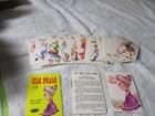 Vintage Old Maid Card Game 1960 s Whitman  4492 29  Complete Nice