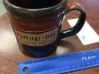 New Snap-on Tools Mug Deneen Pottery 3d Logo Made In The Usa Brown Coffee Cup