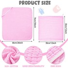 Peryiter 8 Pack Baby Hooded Bath Towels   Washcloths Set Soft Muslin Cotton