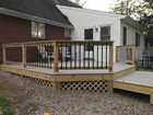 51 Pack 32 25 Inch Heavy Duty Iron Deck Balusters  Black Rustproof Deck Railing 