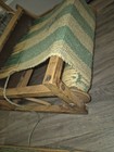 Vintage Tabletop Rigid Heddle Weaving Loom Wood Loom W  Shuttle Parts Repair