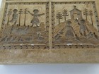 West Germany Ceramic Hansel   Gretel Springerle Cookie Mold Press Stamp Antique
