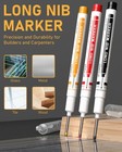 Stageek 34 Pack Carpenter Pencil Set With Sharpener  Mechanical Carpenter Pen   