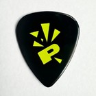 1 2mm Premium Heavy Gage Guitar Pick  Bass  Black Vinyl  Pack Of 3
