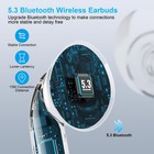 Wireless Earbuds For Iphone  5 3 Bluetooth Headphones For Apple Earbuds Wirel   