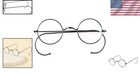 Vintage Wire Rim Eyeglasses - Round Style