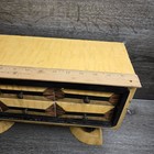 1950s Art Deco Wood Jewelry Box Dresser Tabletop 6 Draw Chest 6x10 5  French